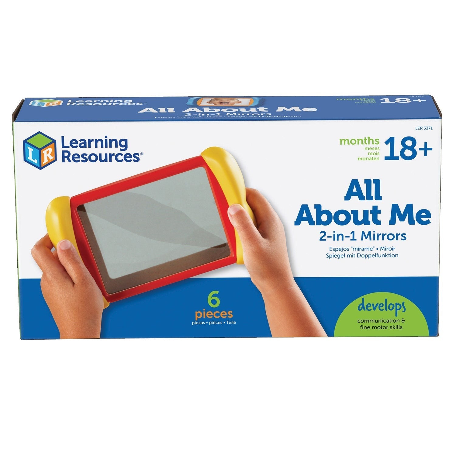Learning Resources All About Me - Dual-Sided Mirrors - Educational Toy
