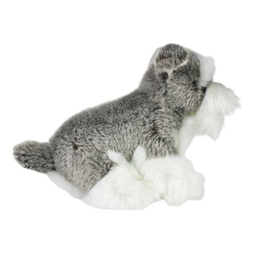 Cuddly Companions 9 inch Floppy Schnauzer Plush - Grey