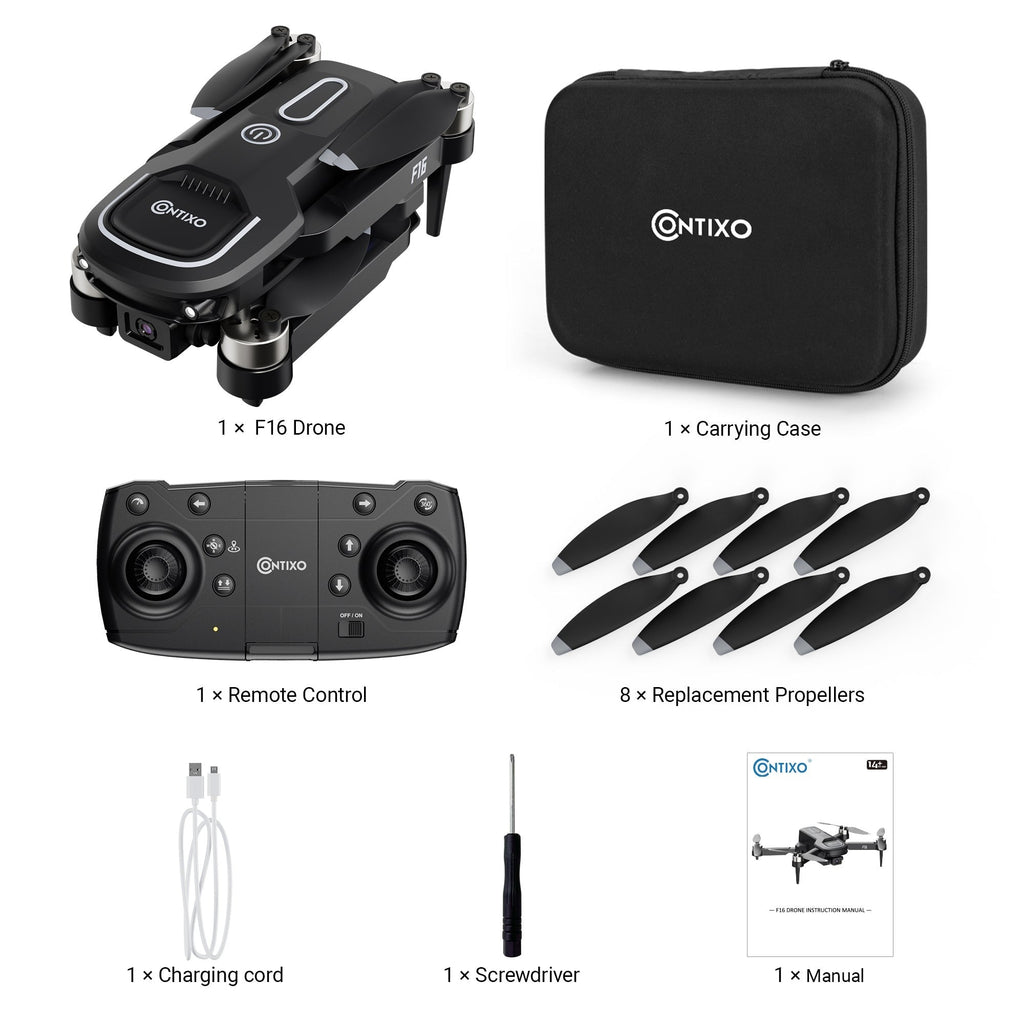 Contixo F16 FPV Drone With 1080P HD Camera And Gesture Control