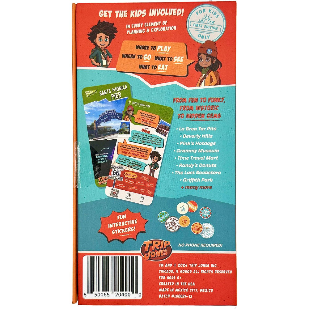 Trip Jones: Los Angeles Adventure - Kids' Collectible Cards, Age 6+