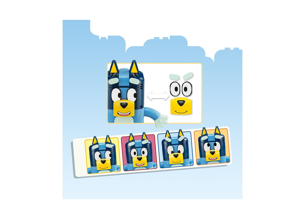 LEGO Bluey Brick-Built Heeler Family 466-Piece Building Set