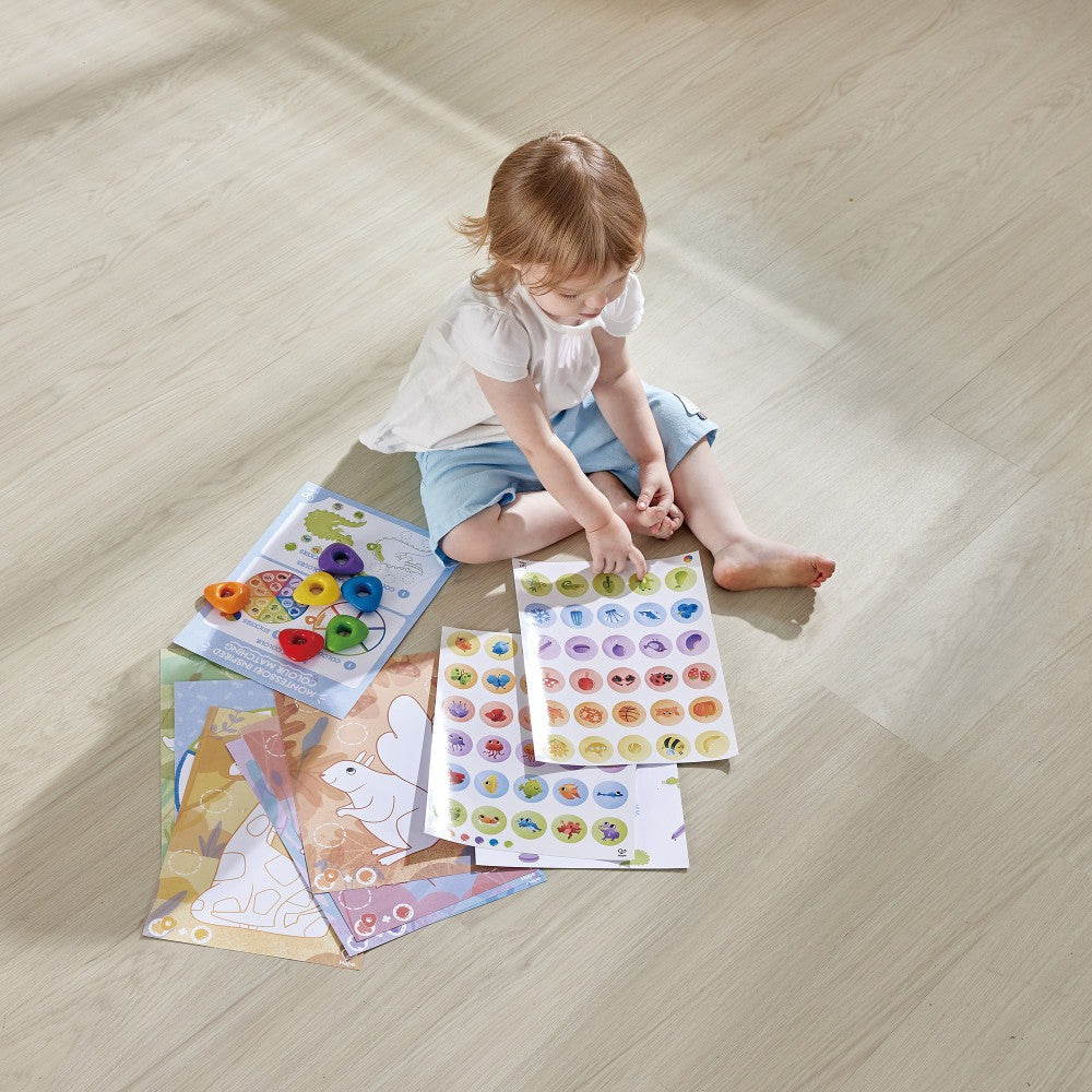 Hape Animal & Nature 18pc Crayon Coloring Art Set