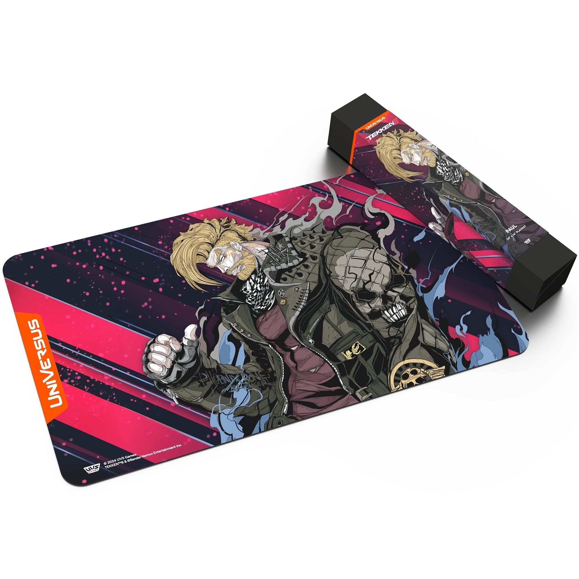 Tekken 8 Paul Character Playmat by UniVersus - Licensed Tabletop Gaming Mat