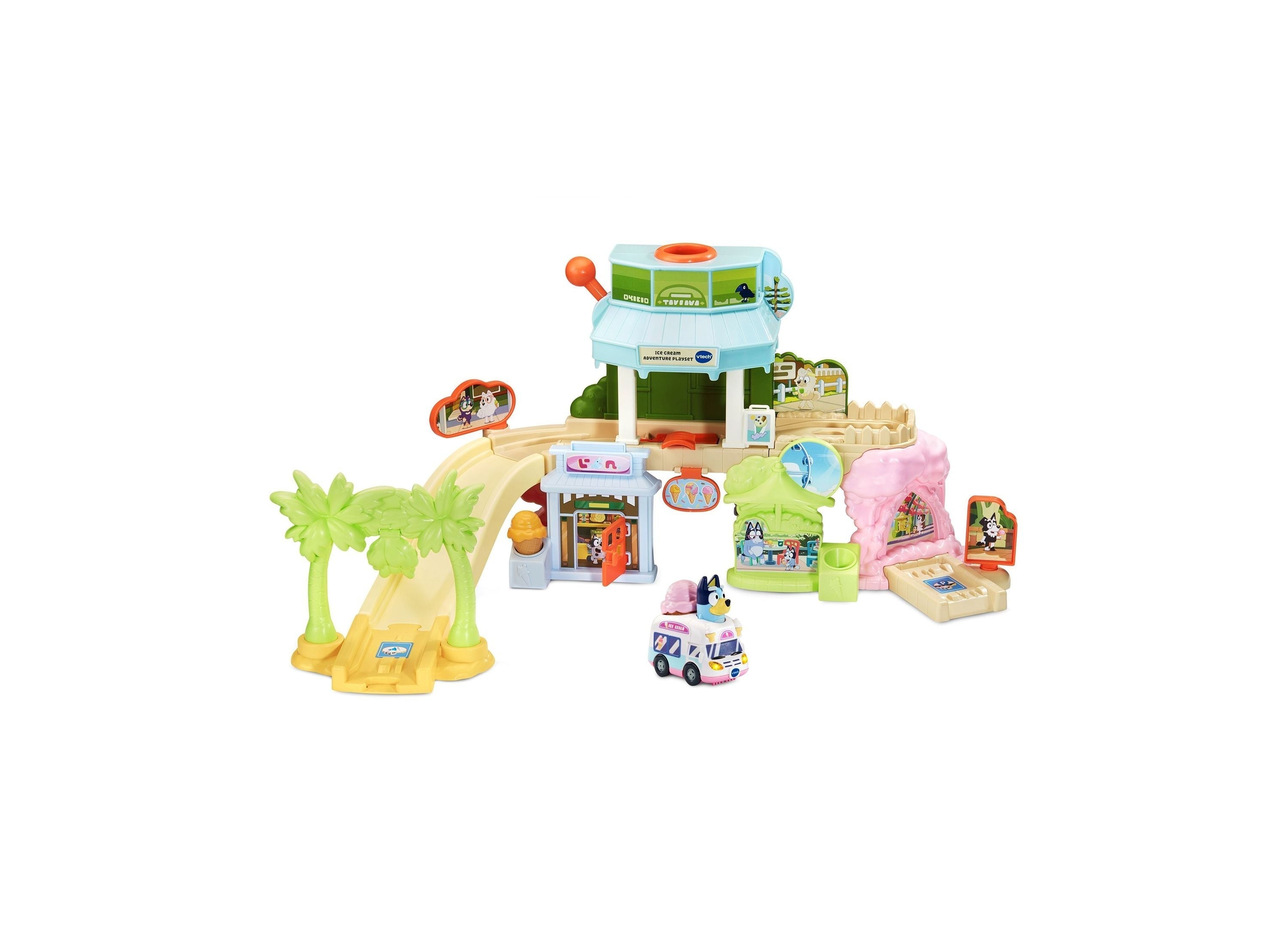 Bluey Ice Cream Adventure Playset With SmartPoint Sounds & Interactive Track
