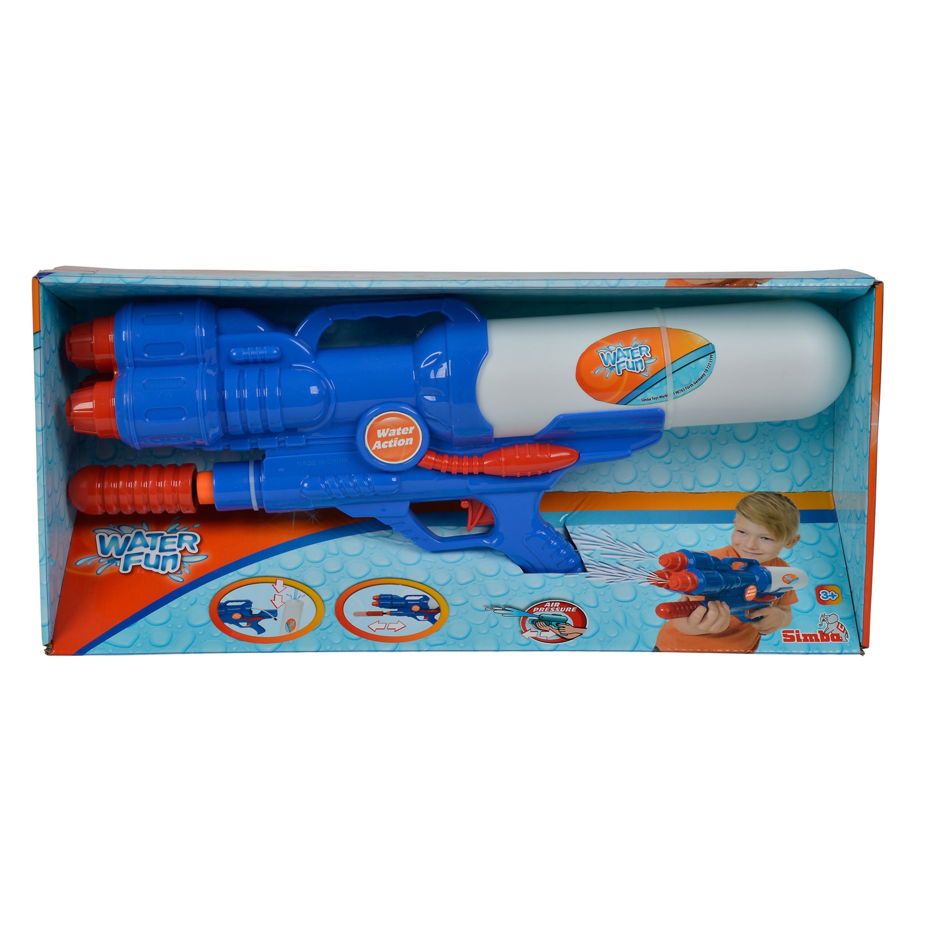 Simba Toys WF XL 46 Water Blaster - Triple Jet Action