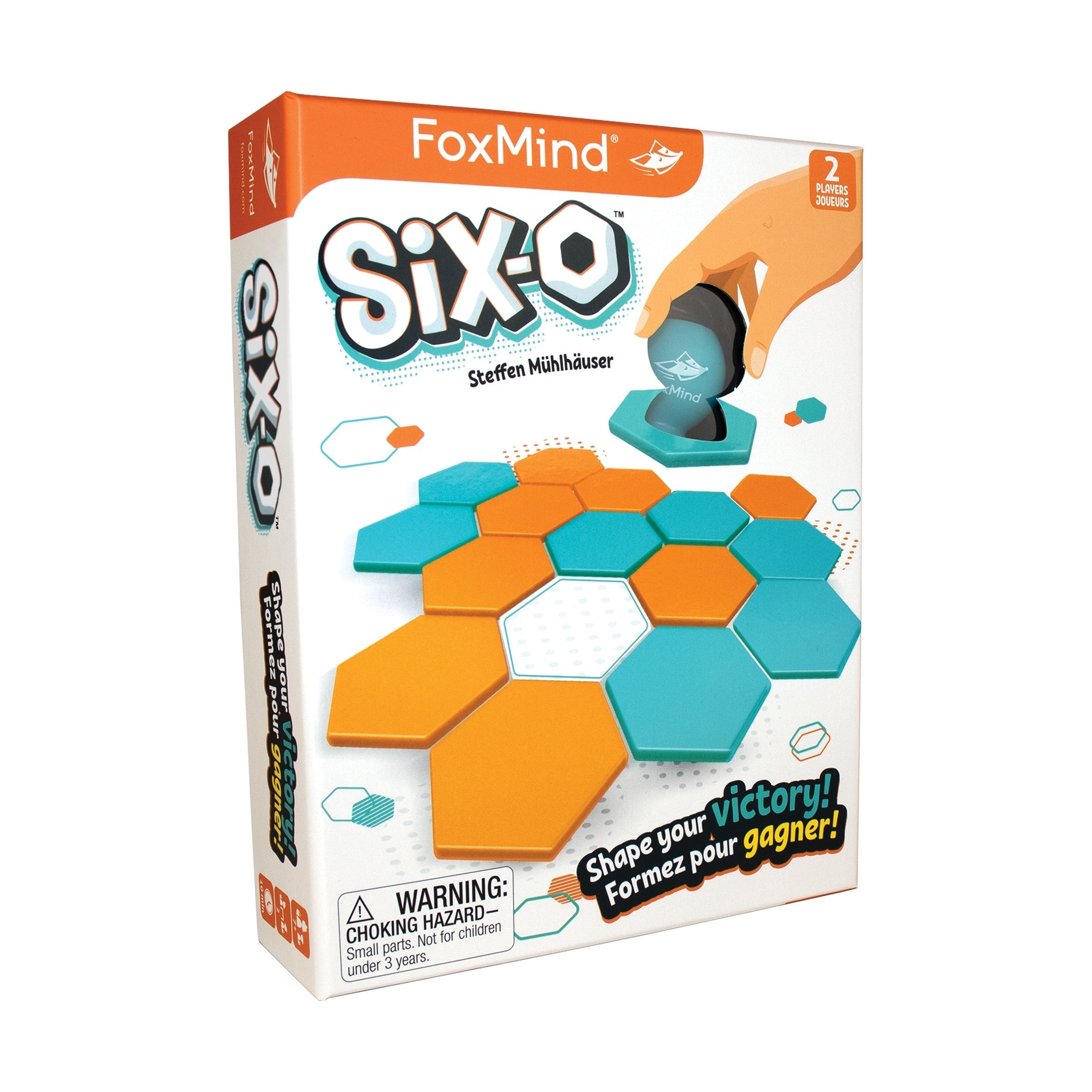 Six-O Quick Strategy Tile Placement Game For 2 Players
