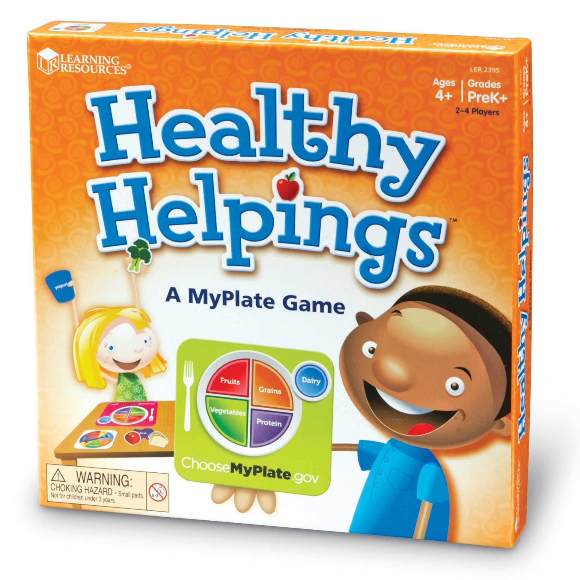 Learning Resources Healthy Helpings MyPlate Nutritional Game