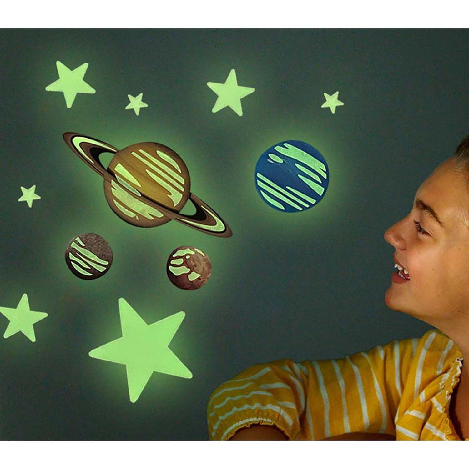 Cosmic Glow: Planets & Nova Star Bedroom Galaxy Kit