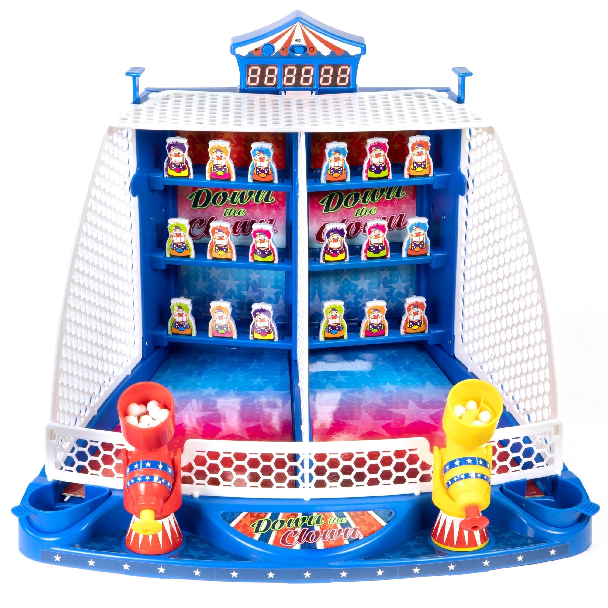 Retro Arcade Electronic Down The Clown Tabletop Carnival Game