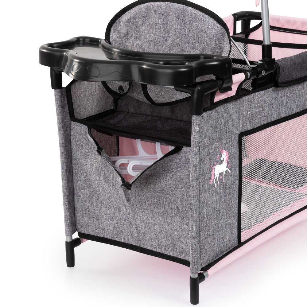 Bayer Design Fairy-Themed Multi-Bed Doll Playset - Grey & Pink