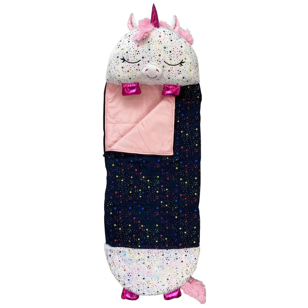 Happy Nappers Shimmer Unicorn Large 66 inch Pillow & Sleepy Sack - Kids 7+