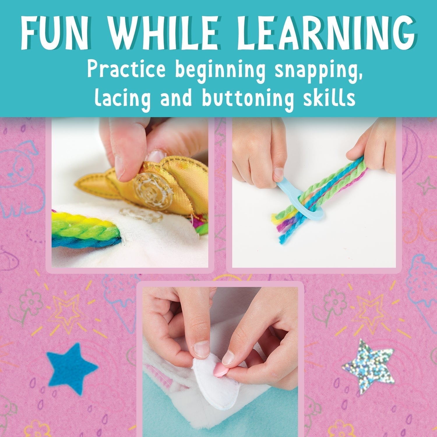 Creativity for Kids Unicorn Magic No-Sew Craft Purse Kit