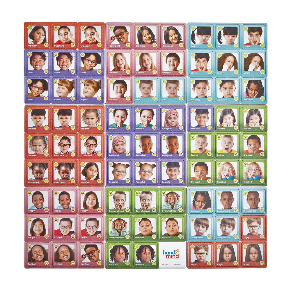 Hand2Mind Express Your Feelings Memory Match Game