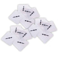 Learning Advantage Transparent Spinners - Customizable, Durable Plastic - Set of 15