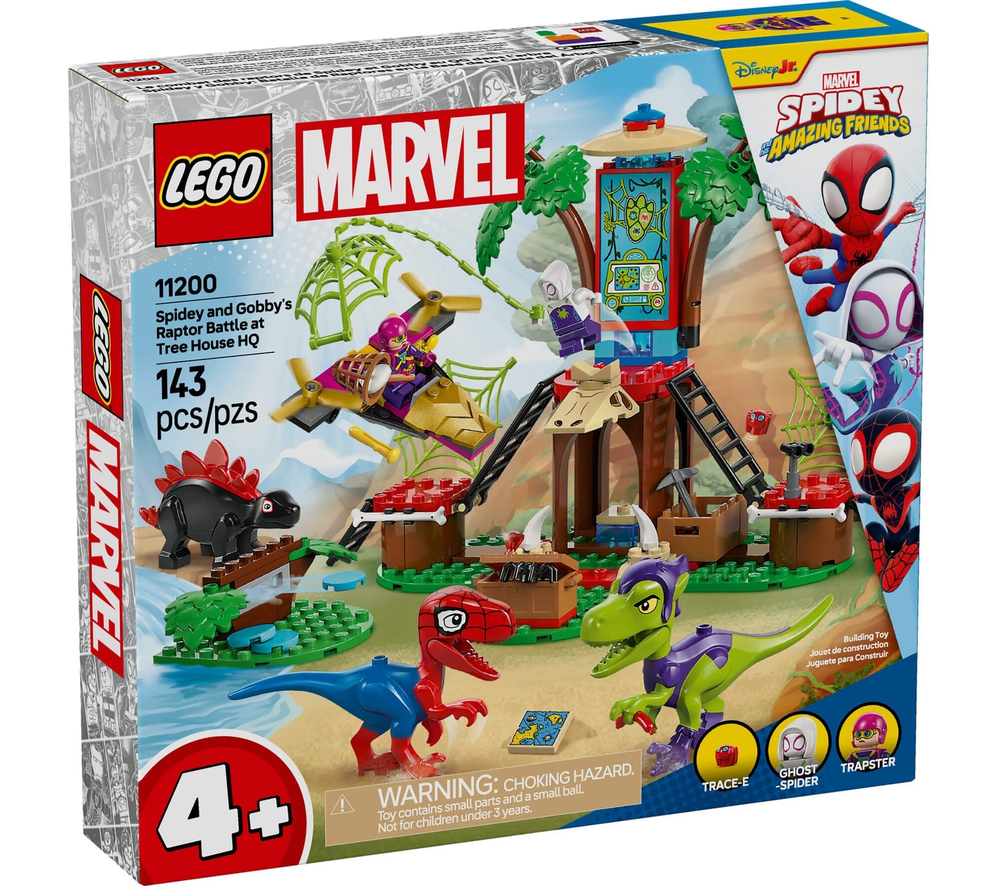 LEGO Marvel Spidey And His Amazing Friends 143-Piece Tree House Battle Set