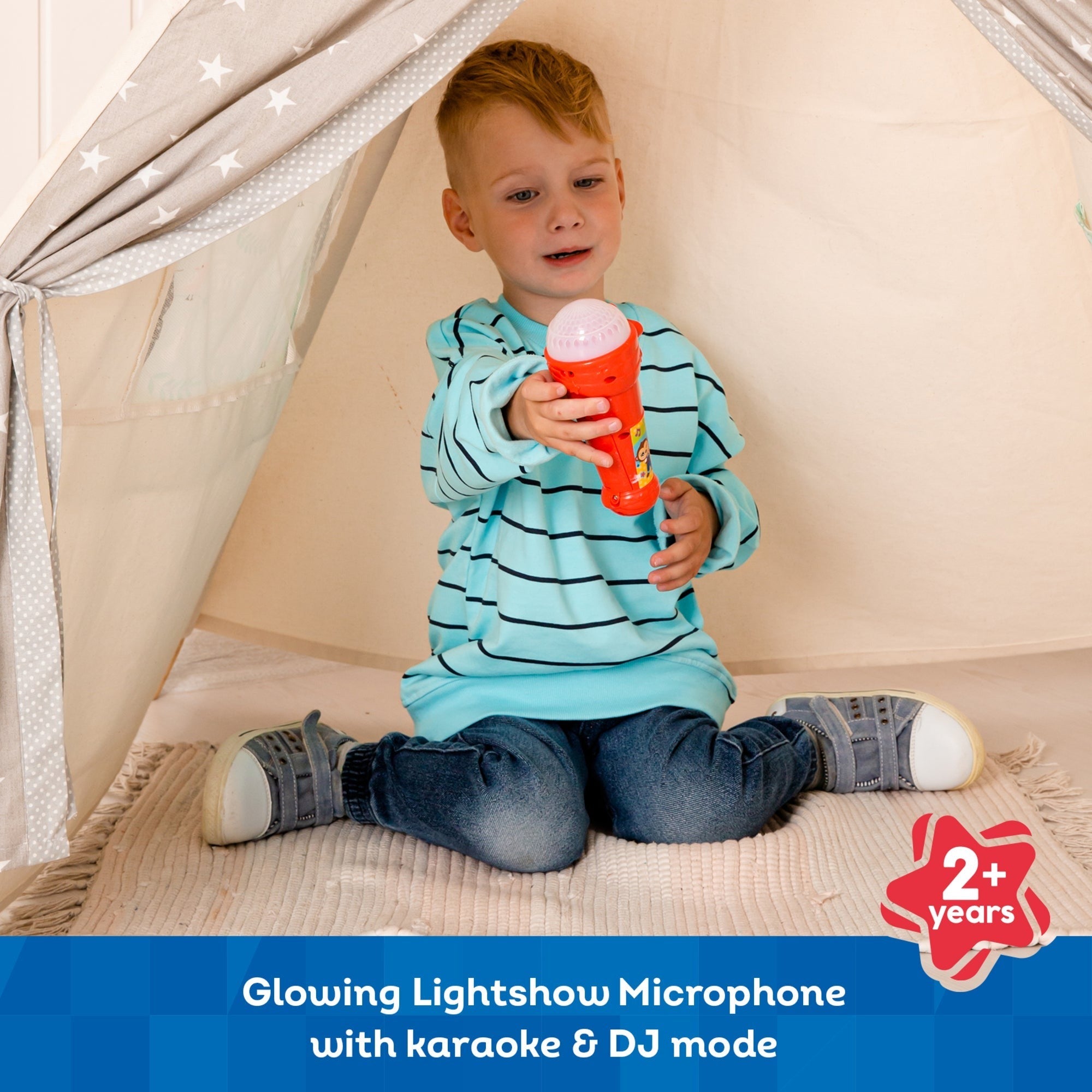 Kids Hits Light Show Microphone With Karaoke And DJ Modes
