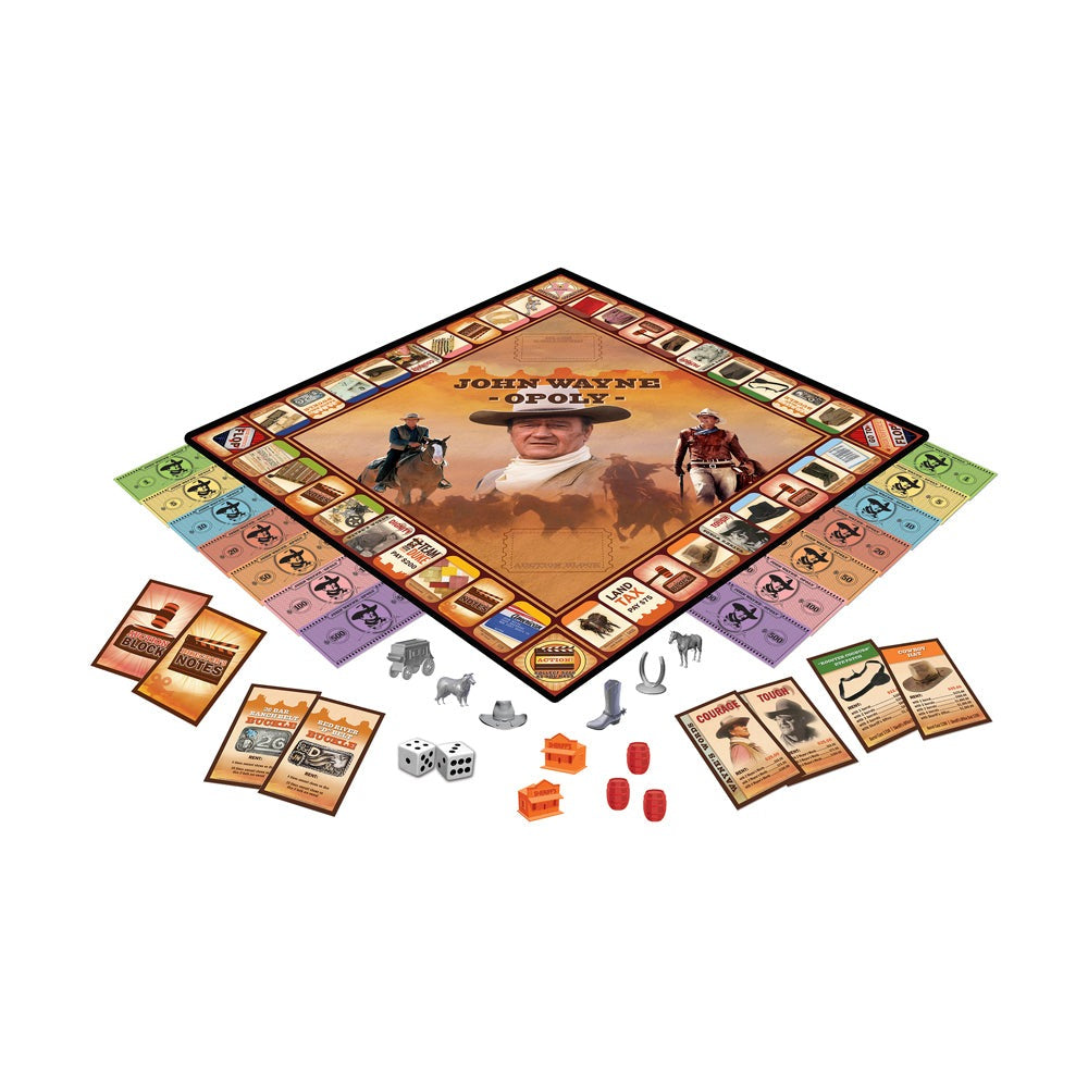 John Wayne-Opoly Collector's Edition Board Game With Custom Pewter Tokens