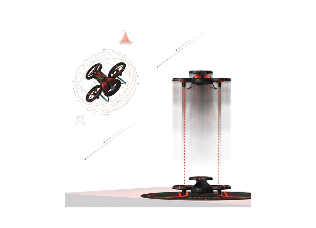 Sharper Image X-Treme Aero 2.4 GHz High-Performance Remote Control Stunt Drone