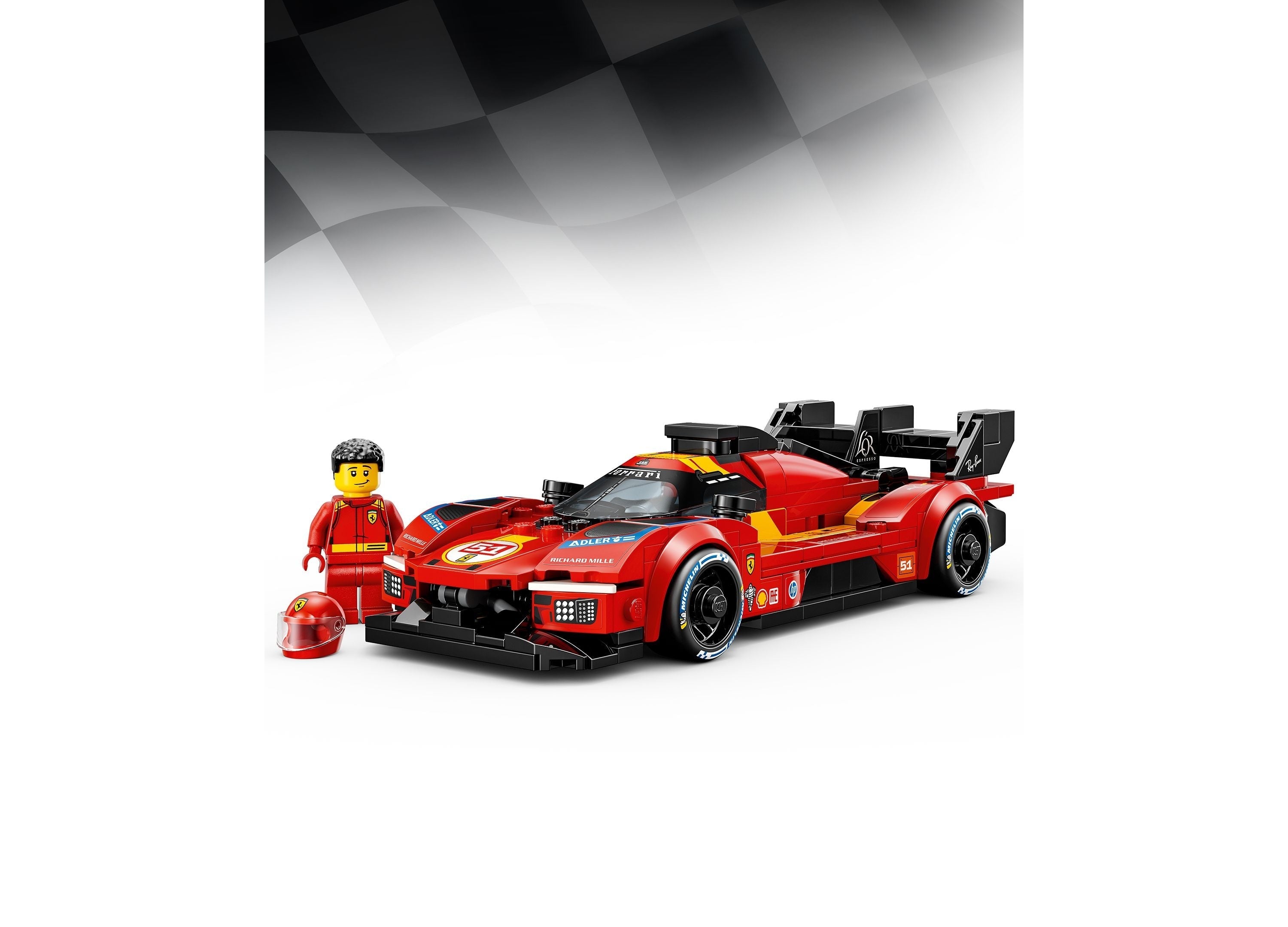 LEGO Speed Champions Ferrari 499P 329-Piece Building Set