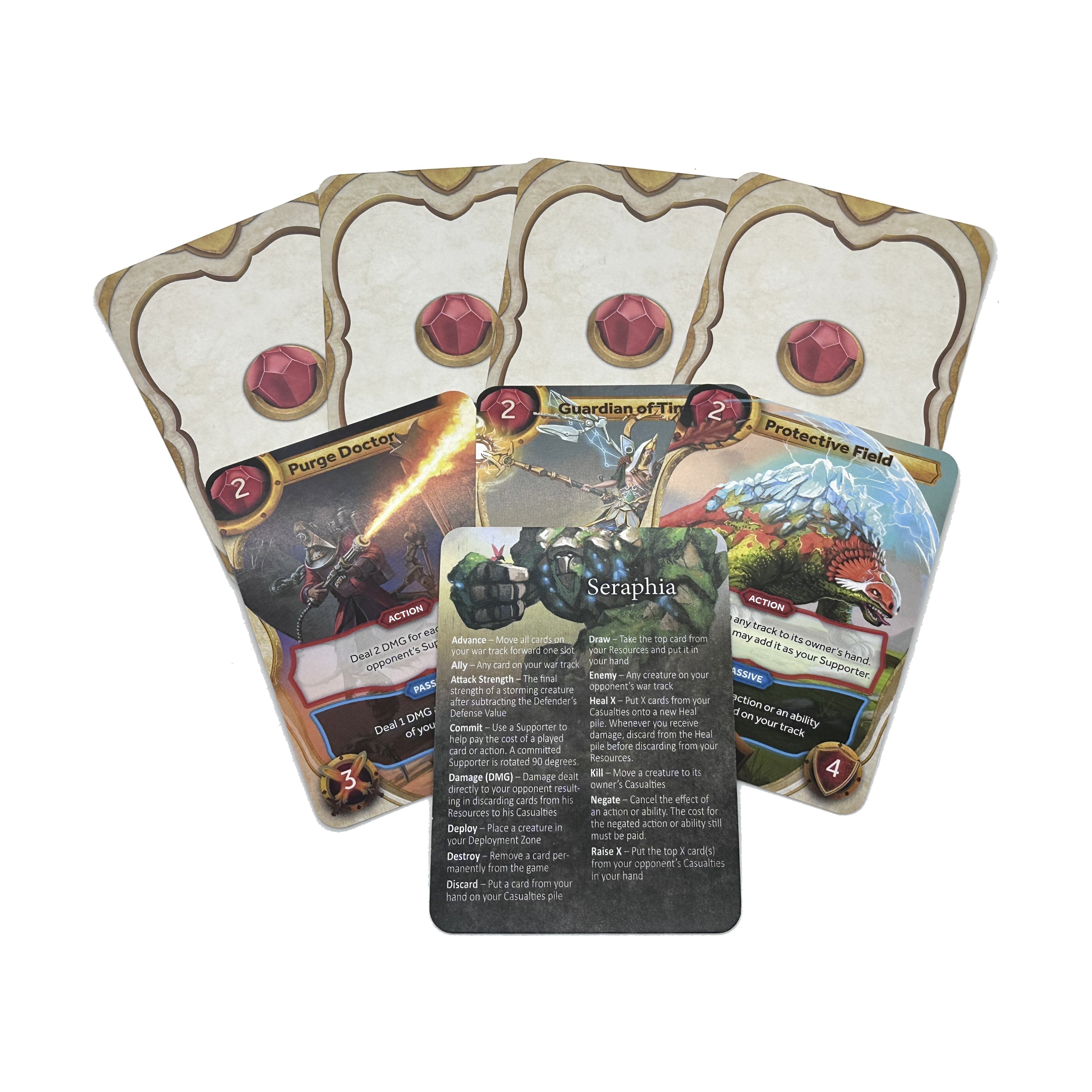 SiegeStorm: Seraphia Faction Deck Expansion By Awaken Realms