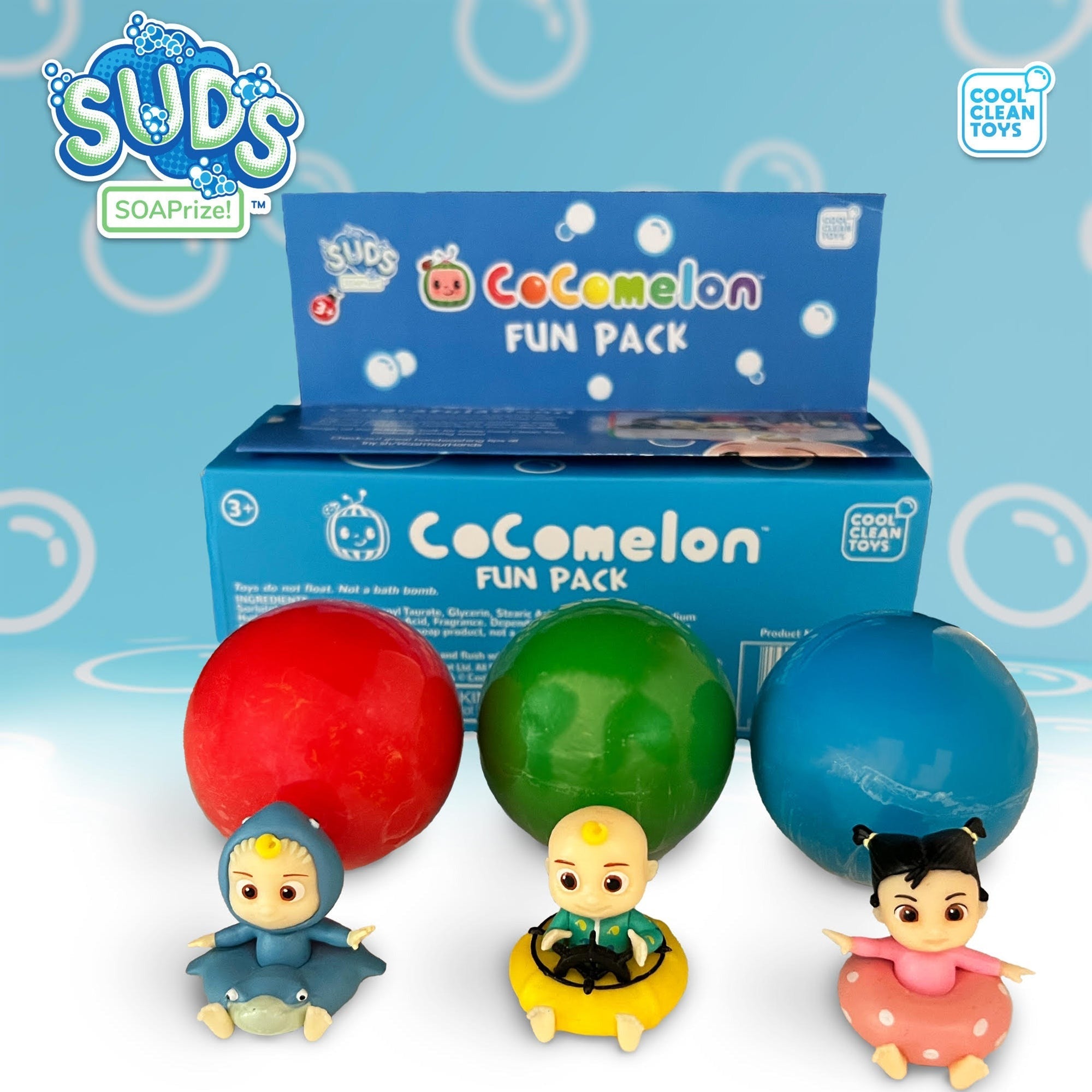 CoComelon SOAPrize Arts and Crafts Soap Ball Kit with Collector Trifold