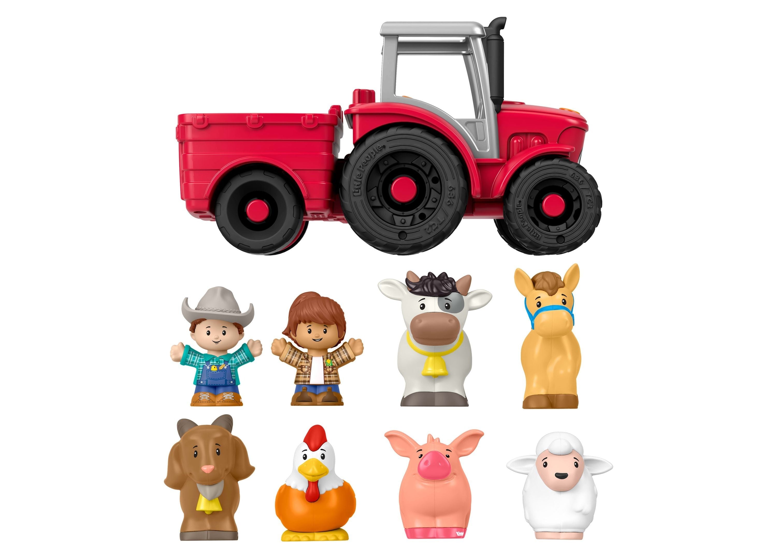 Fisher-Price Little People Caring Fun Animal Tractor Playset Ages 1+