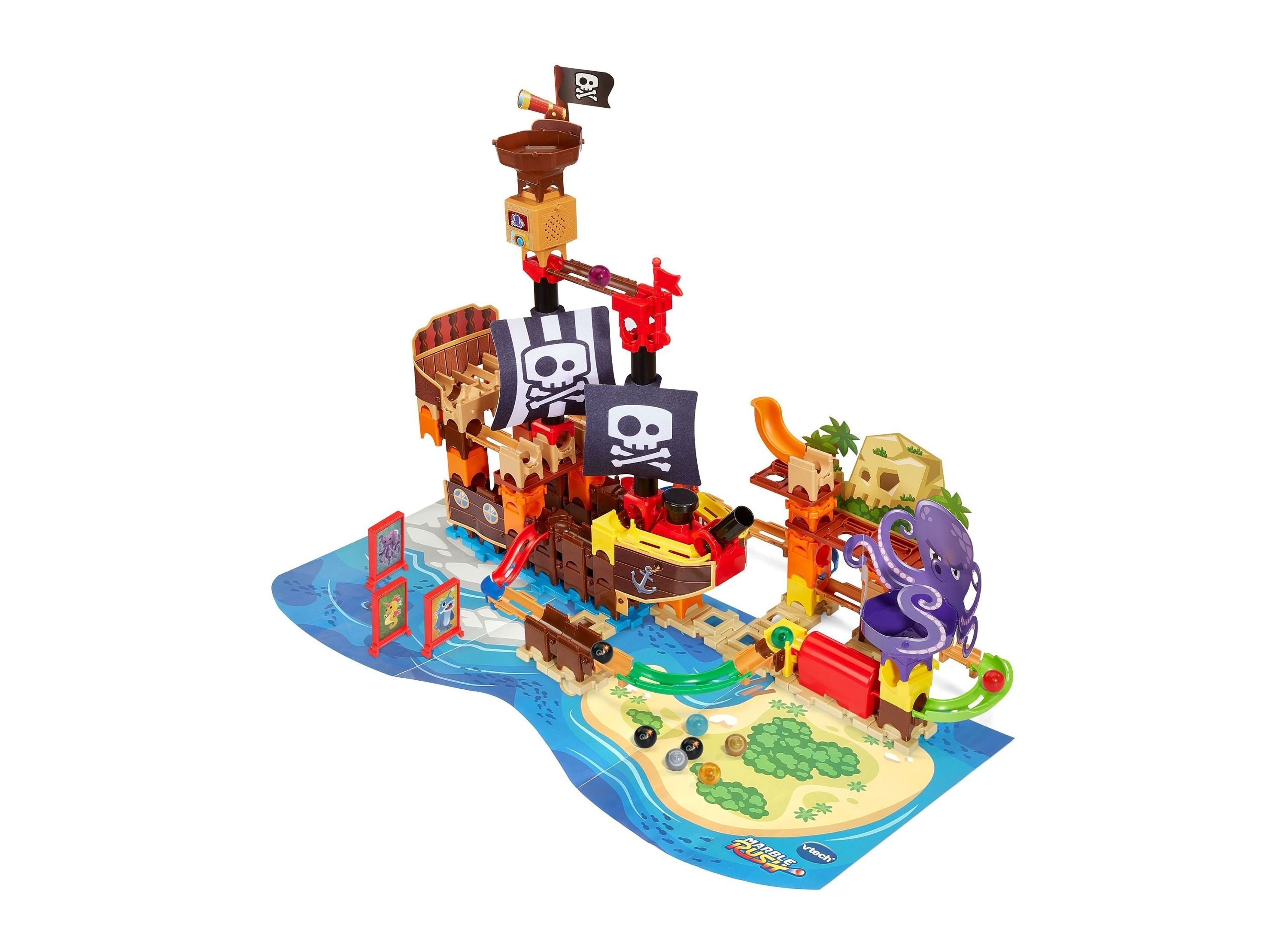 VTech Marble Rush Pirates Cove 162-Piece Adventure Set