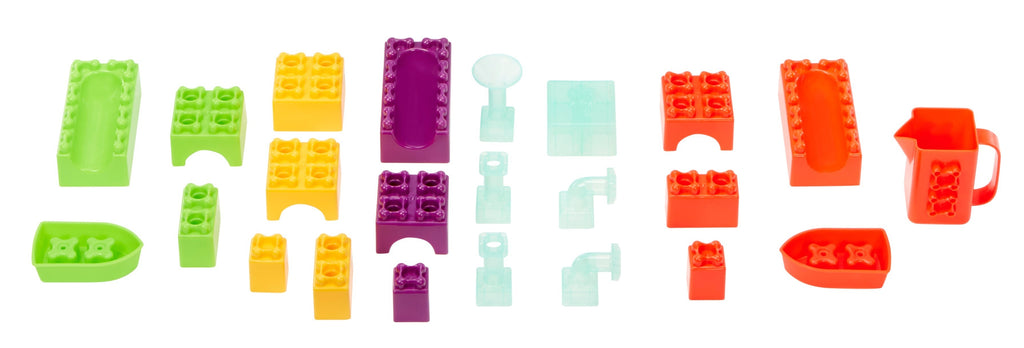 SplashFun Build & Play Water and Construction Table
