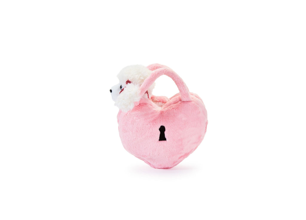 Geoffrey's Toy Box Fancy Pets 6 Inch Plush Poodle with Glitter Purse