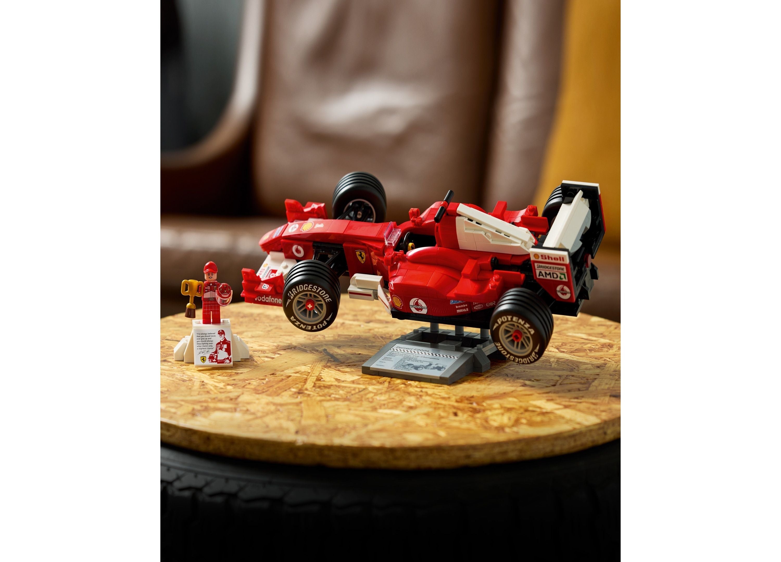 LEGO® Icons Ferrari F2004 Michael Schumacher F1 Car Model Building Set, 11375