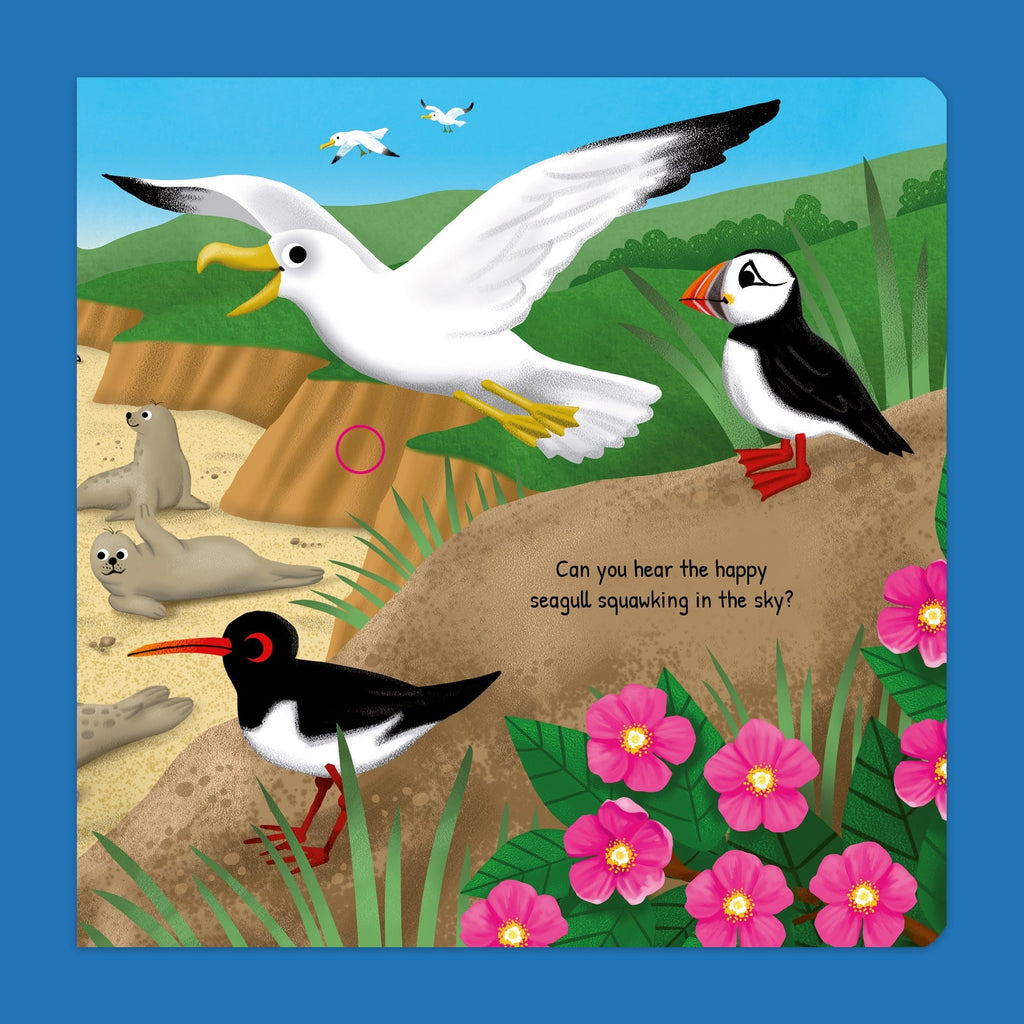 Book 'n' App Listen & Discover Soft Touch Sound Book - The Sea, 10 Ocean Animal Sounds