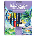 Art Maker Watercolor Painting Kit With 48-Page Book And 6 Paint Tubes