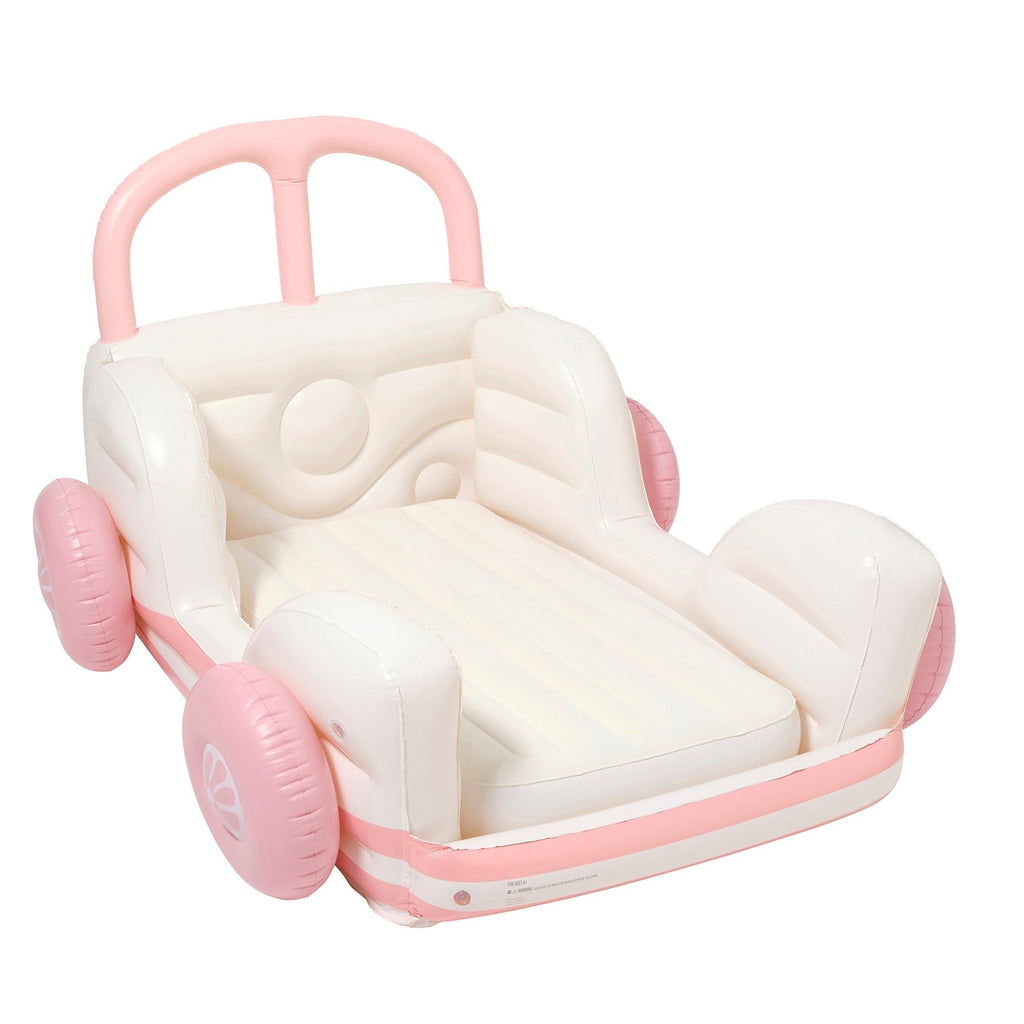 Sunnylife Kids Candy Pink Summer Van Inflatable Sleepover Bed