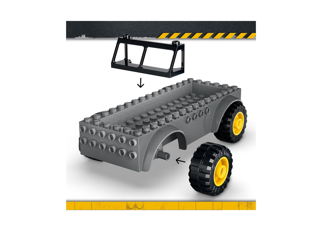 LEGO Jurassic World Young T. rex Transport Truck 115-Piece Building Set