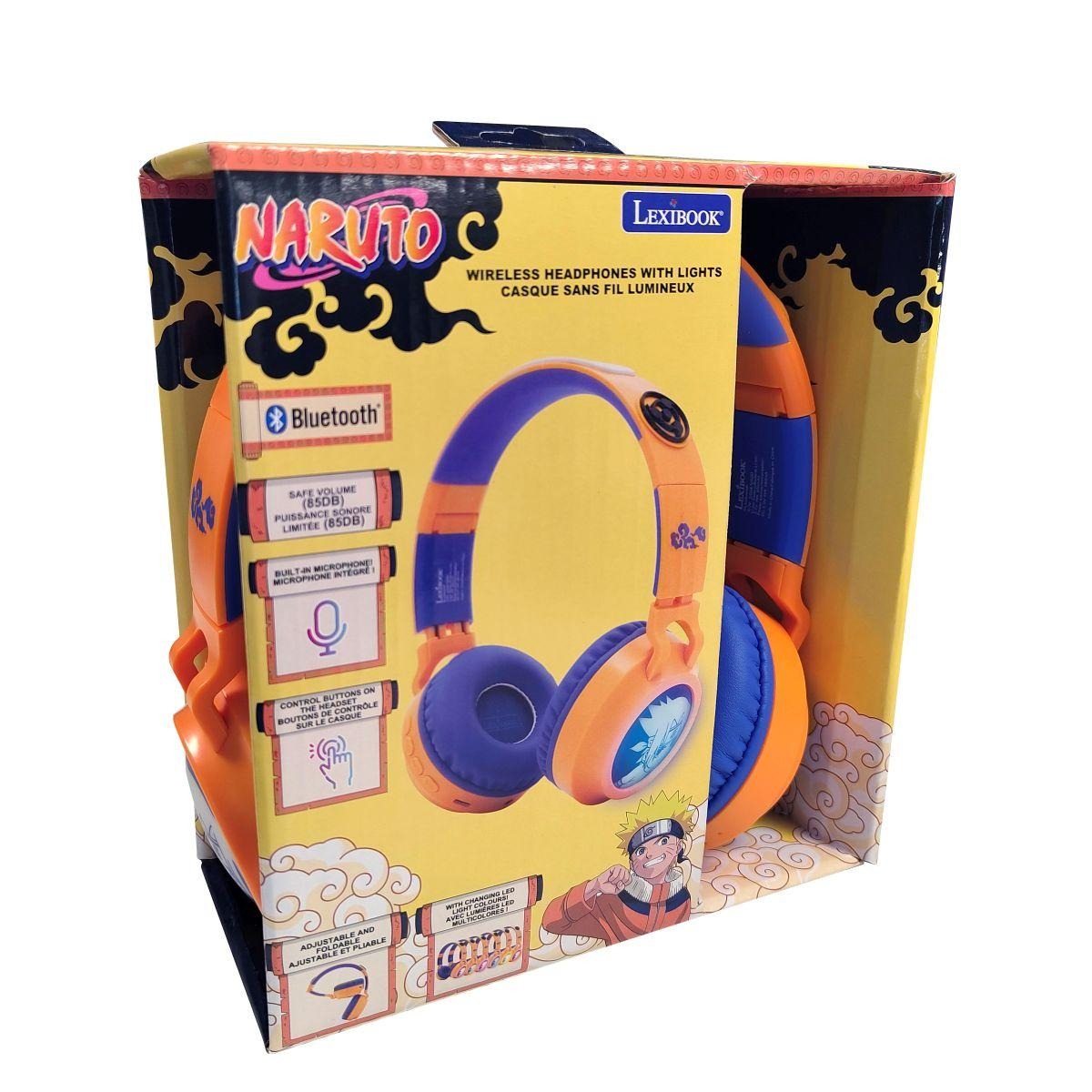 Naruto-Themed Bluetooth & Wired Safe Volume Headphones