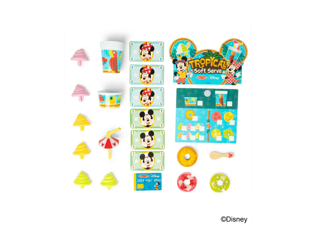 Melissa & Doug Mickey Tropical Soft Serve Playset - Wooden Toy