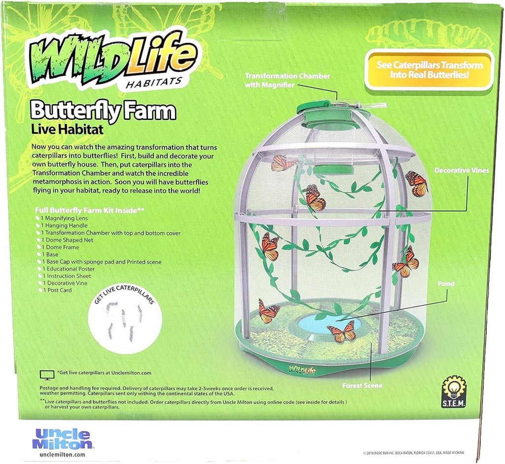 Uncle Milton Butterfly Observing Science Kit