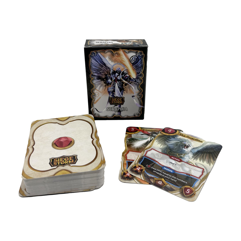 SiegeStorm: Seraphia Faction Deck Expansion By Awaken Realms