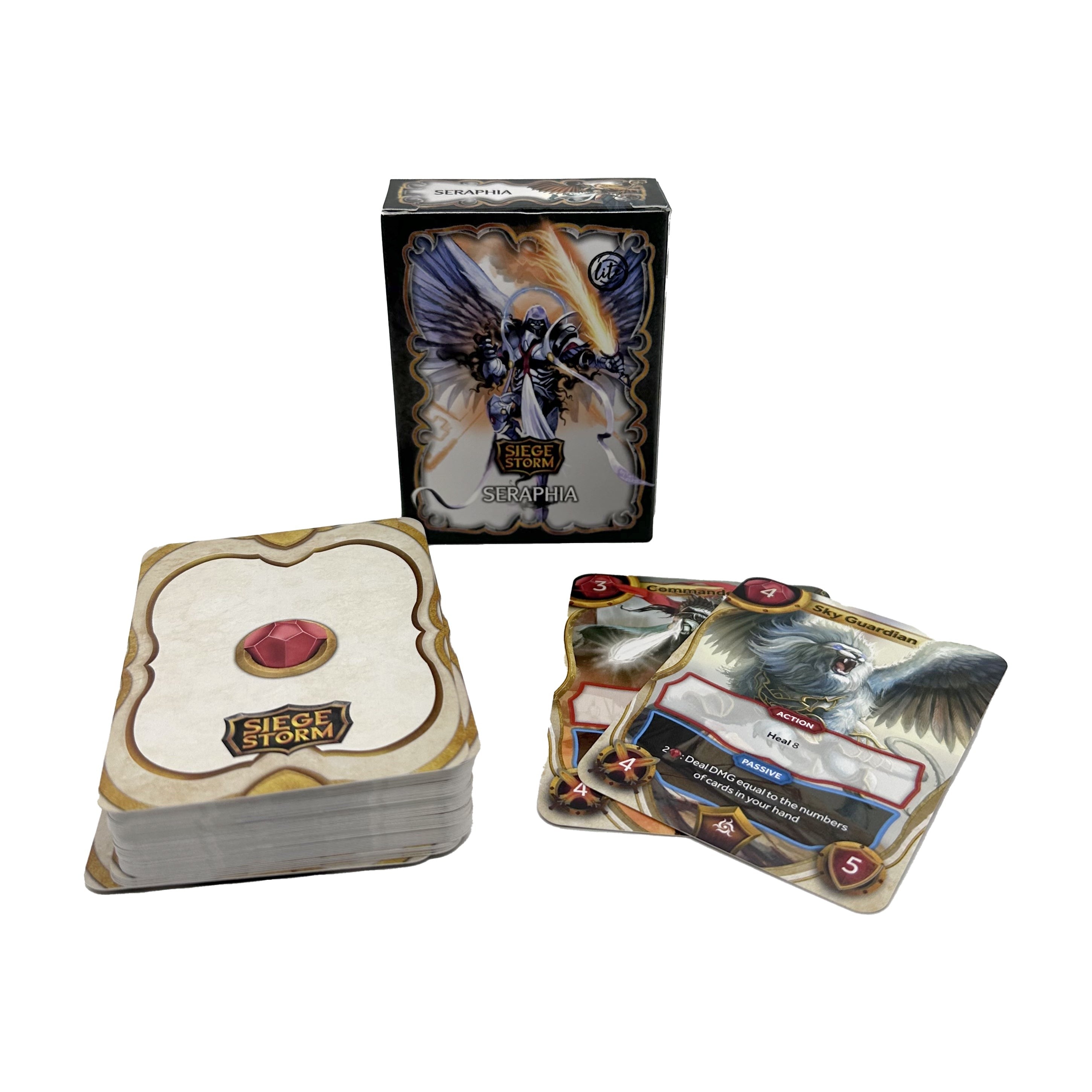 SiegeStorm: Seraphia Faction Deck Expansion By Awaken Realms