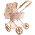 Roma Teddy 2-In-1 Convertible Doll Pram With Adjustable Handle