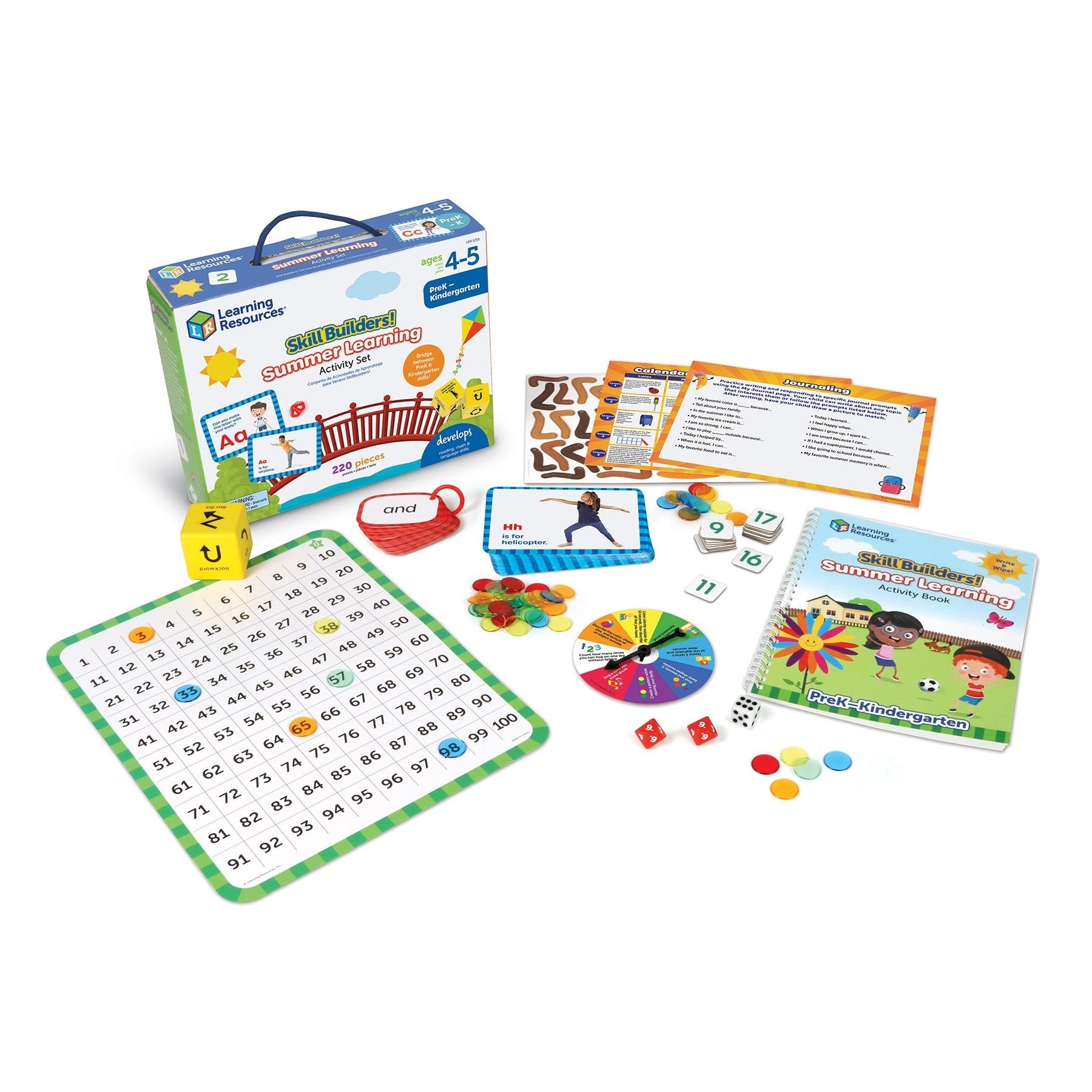 Learning Resources Skill Builders - Summer Activity Set - PreK to K