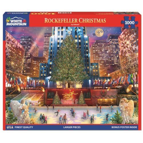 Vermont Christmas Company Rockefeller Christmas Jigsaw Puzzle - 1000 pc