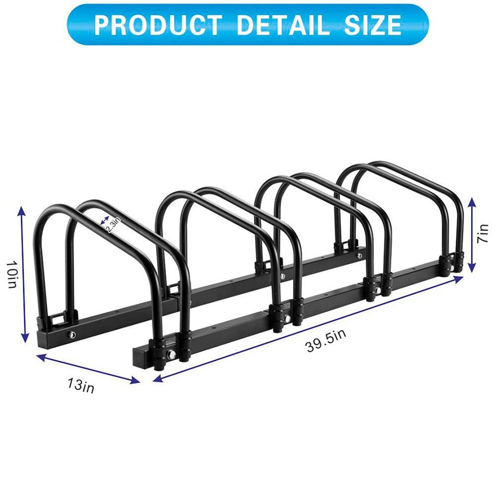 Trimate 4-Bike Indoor Parking Stand – Home Garage Organizer