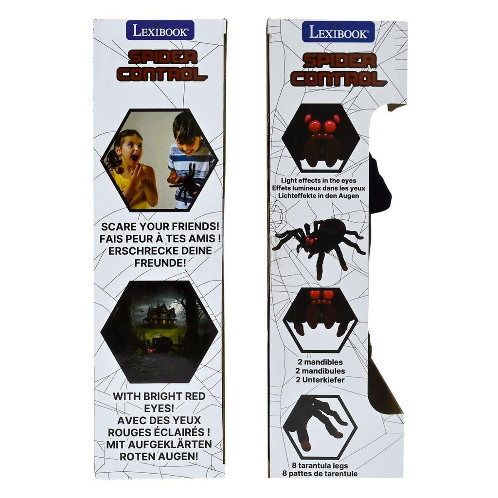 Lexibook Realistic Tarantula - Remote Controlled Spider with Light Effects - Black