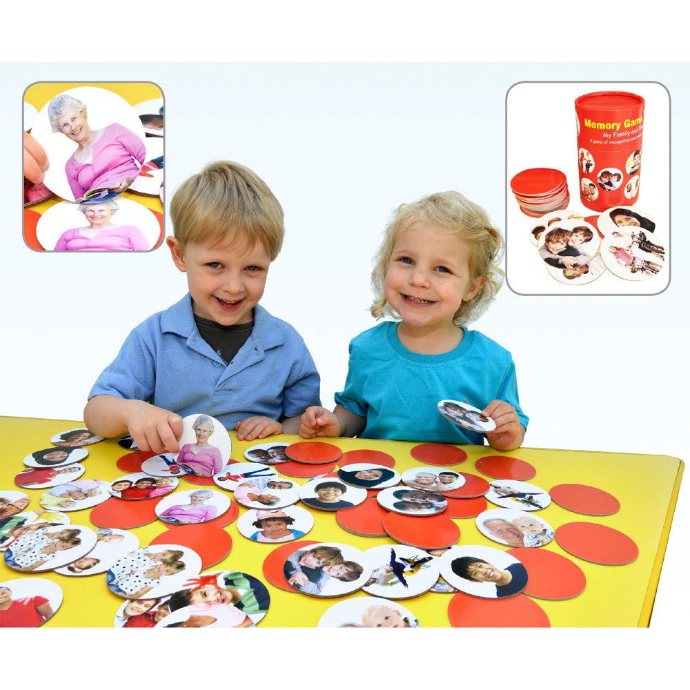 The Freckled Frog Family Match-Up Memory Game