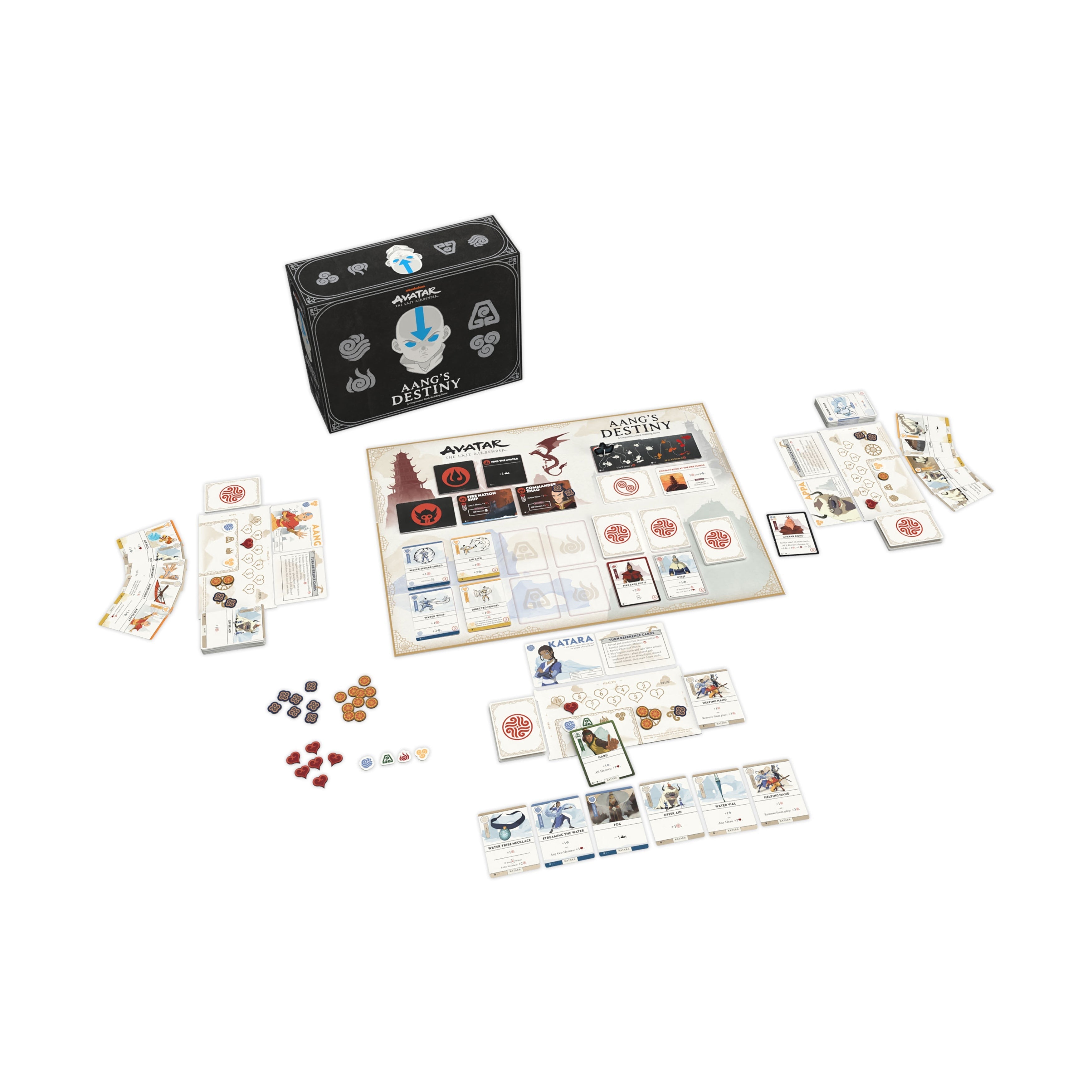Avatar: The Last Airbender Aang's Destiny Cooperative Deck-Building Game