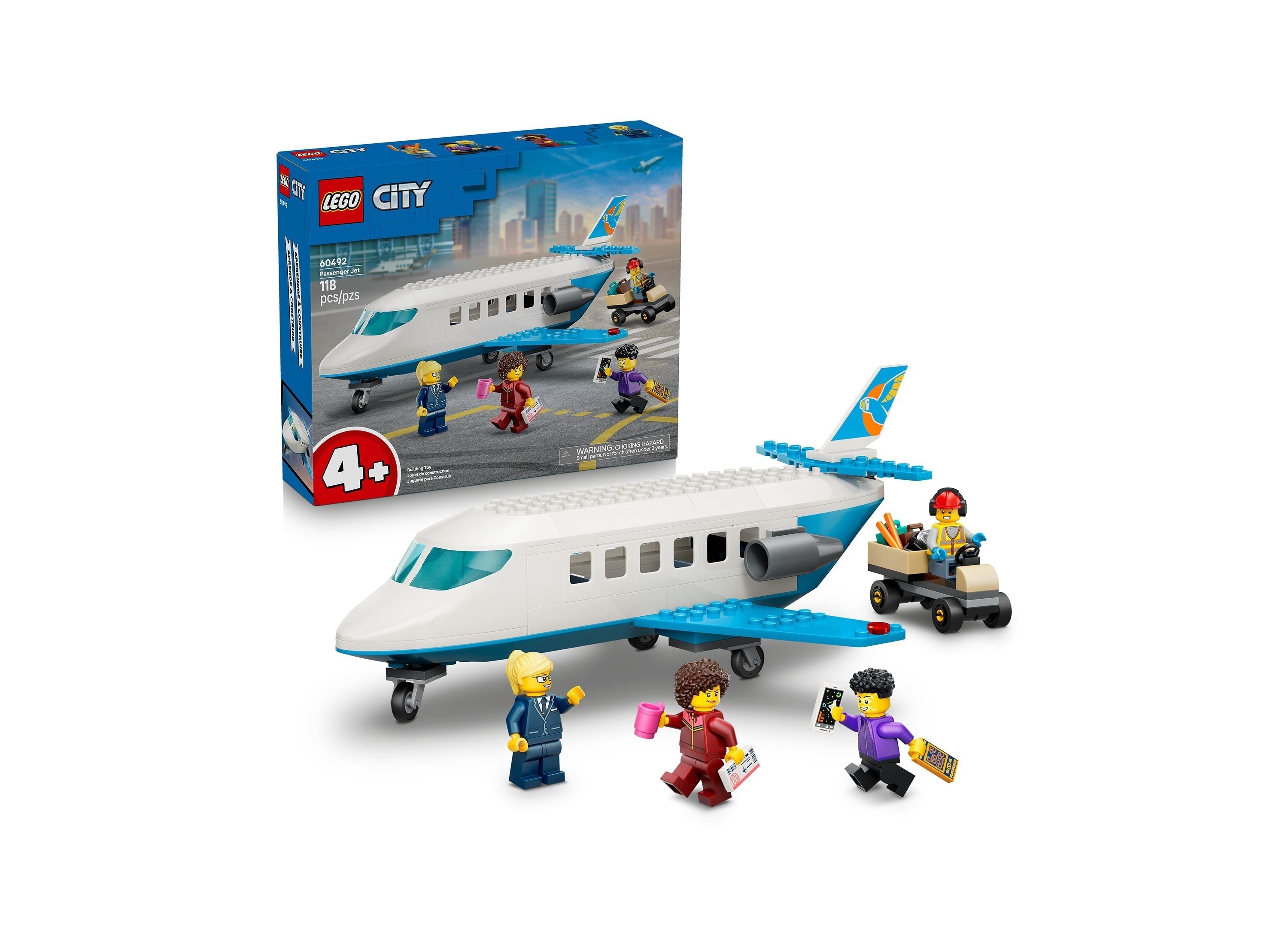 LEGO City Passenger Jet 118-Piece Building Set