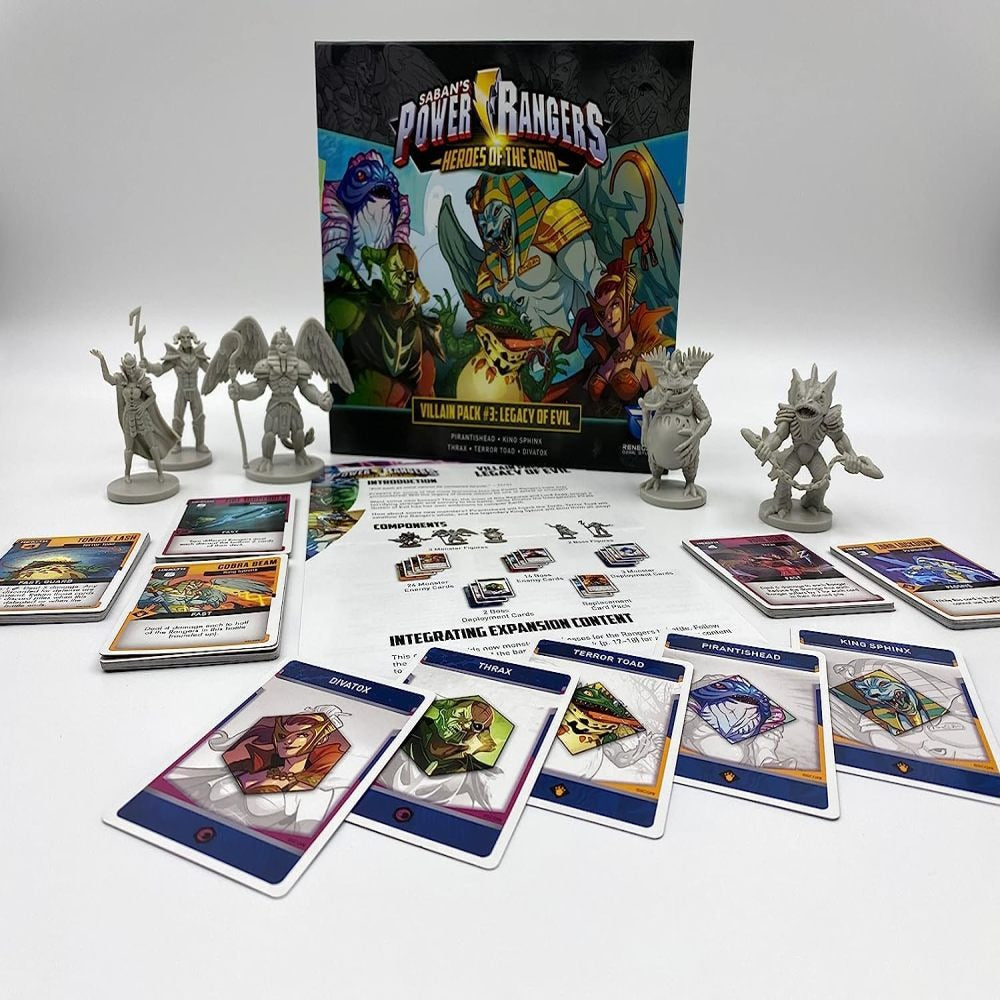 Power Rangers: Heroes of the Grid Villain Pack #3 Legacy of Evil Expansion Set