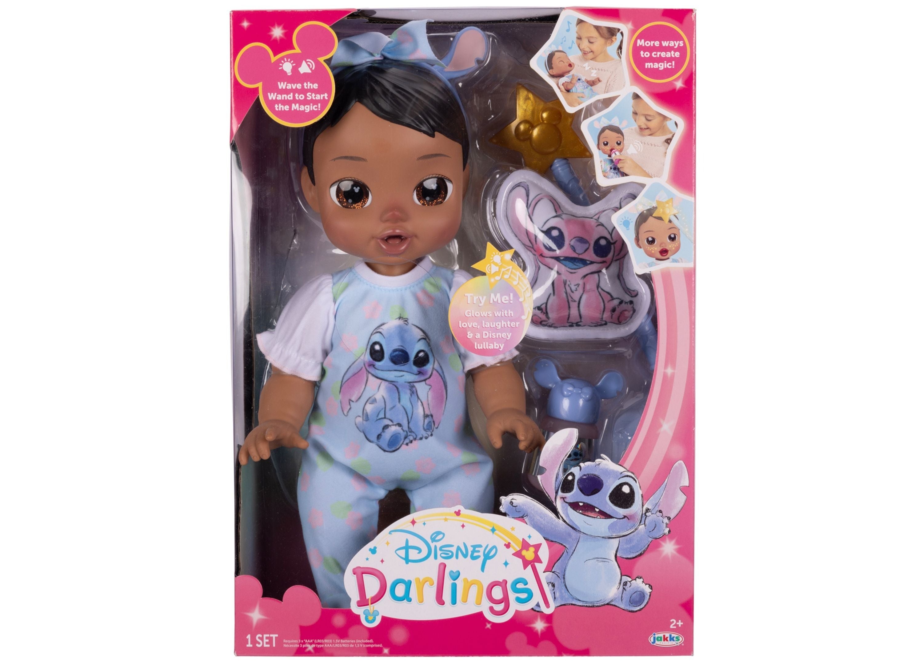 Disney Darlings 13-inch Sparkle Eyes Stitch Doll