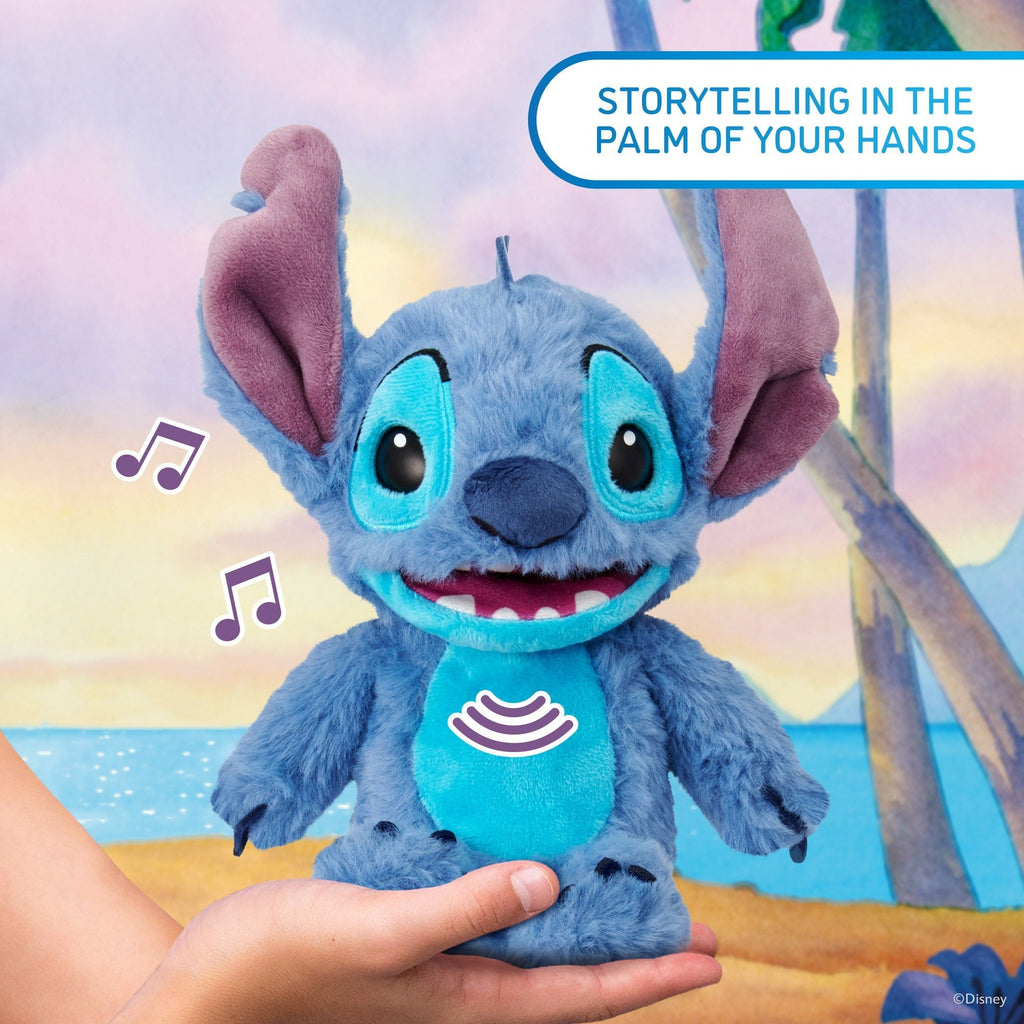 WOW! Stuff Disney Stitch Palm Puppetronic Interactive Plush With 40+ Sounds And Actions